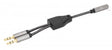 EAN 0766623356121 - Manhattan 356121 cable de audio 0,15 m 3,5mm 2 x 3.5mm Negro, Plata imagen 1