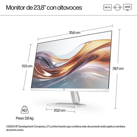 EAN 0197498938028 - HP Series 5 23.8 inch FHD Monitor with Speakers - 524sa pantalla para PC 60,5 cm (23.8") 1920 x 1080 Pixe imagen 7