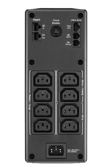 EAN 0731304346906 - APC BR1300MI sistema de alimentación ininterrumpida (UPS) Línea interactiva 1,3 kVA 780 W 8 salidas AC imagen 2