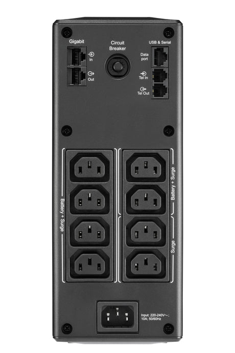 EAN 0731304346906 - APC BR1300MI sistema de alimentación ininterrumpida (UPS) Línea interactiva 1,3 kVA 780 W 8 salidas AC imagen 2
