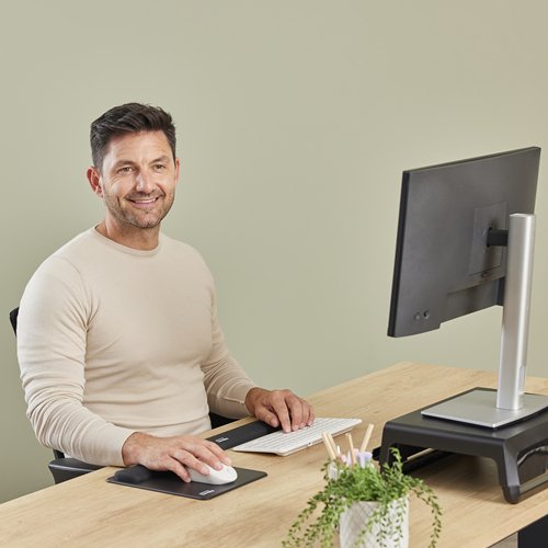 Fellowes 100142570 Descansa Muñecas Silicona Negro