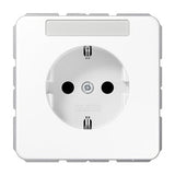 Jung Cd1520naww Schuko Steckdose Mit Schriftf.