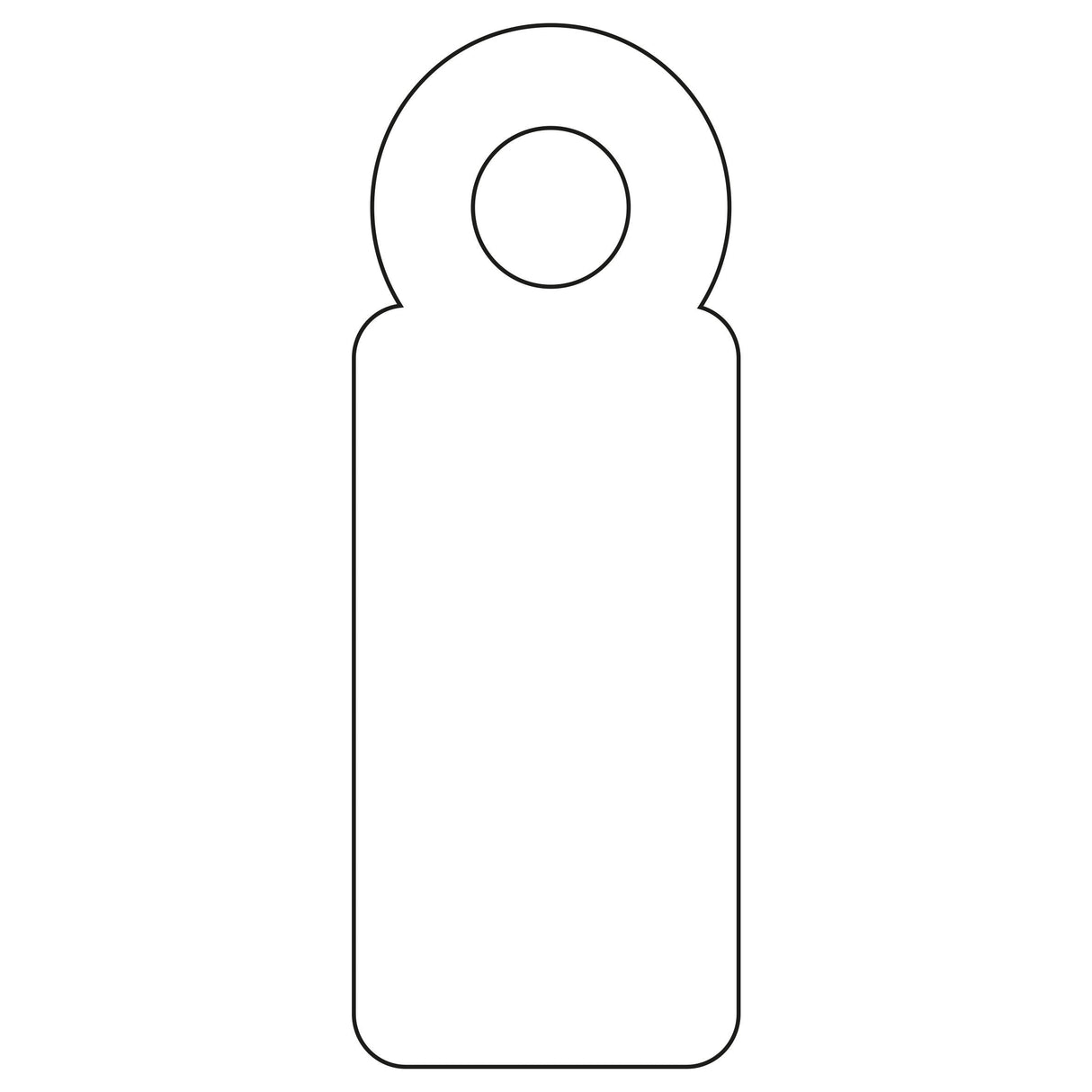 Apli Etiquetas Colgantes Con Hilo 7x19mm Caja De 1000 Blanco