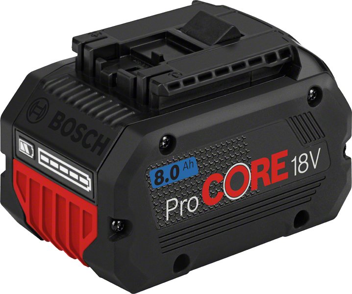 Batería Bosch Procore 18v 8.0ah Profesional (Negro/Rojo, Alianza Ampshare) 1600a016gk