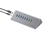 Hub Usb Conceptronic -> 8x Usb-A 60w, 2x Usb-C 3.0 Mn Si