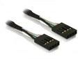 EAN 4043619824267 - DeLOCK Cable pinheader F/F cable de señal 0,40 m Negro imagen 1