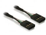 EAN 4043619824267 - DeLOCK Cable pinheader F/F cable de señal 0,40 m Negro imagen 1