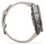 Garmin Fenix 9 Pro Inreach Lte 43mm Titanio Con Correa De Silicona En Blanco
