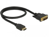 EAN 4043619856510 - DeLOCK 85651 adaptador de cable de vídeo 0,5 m HDMI tipo A (Estándar) DVI Negro imagen 2