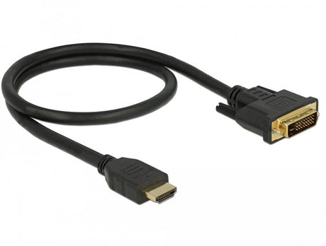 EAN 4043619856510 - DeLOCK 85651 adaptador de cable de vídeo 0,5 m HDMI tipo A (Estándar) DVI Negro imagen 2