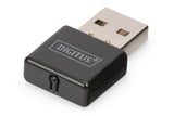 Digitus Adaptador Red Wlan Usb 300mbps Wps Negro Dn-70542