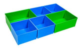 Proclick Cd3 Ct M 74 Conjunto De Caja De Herramientas Plástico Azul, Verde