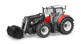 Brother Steyr 6300 Terrus Cvt Con Cargador Frontal, Modelo De Vehículo Blanco/Rojo 4001702031817