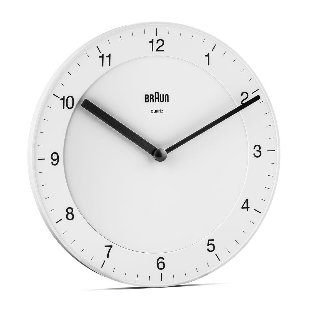 Braun Bc 06 W Reloj De Pared De Cuarzo Analógico Blanco