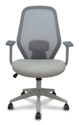 Piqueras Y Crespo Forol Silla Ergo529 Gris Respaldo Malla Gris Asiento Tela Gris Base Piramidal Gris Claro Ruedas Nailon