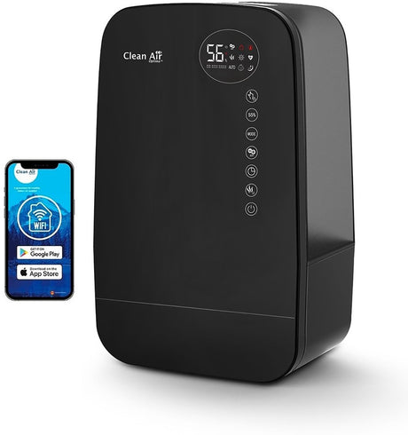 EAN 8718546312168 - Clean Air Optima CA-607B humidificador Ultrasónica 5,5 L Negro 25 W imagen 1