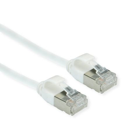 Roline Verde U Ftp Cable De Red Cat.6a (Class Ea), Lsoh, Slim, Wei, 1 M