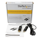 Startech.Com Cable Switch Conmutador Km Usb De 2 Puertos Con Transferencia De Datos Archivos Teclado Mouse 3x Usb A Macho Mac O Pc Adaptador De Conexión Directa Usb 2.0 Usb 2.0 Negro