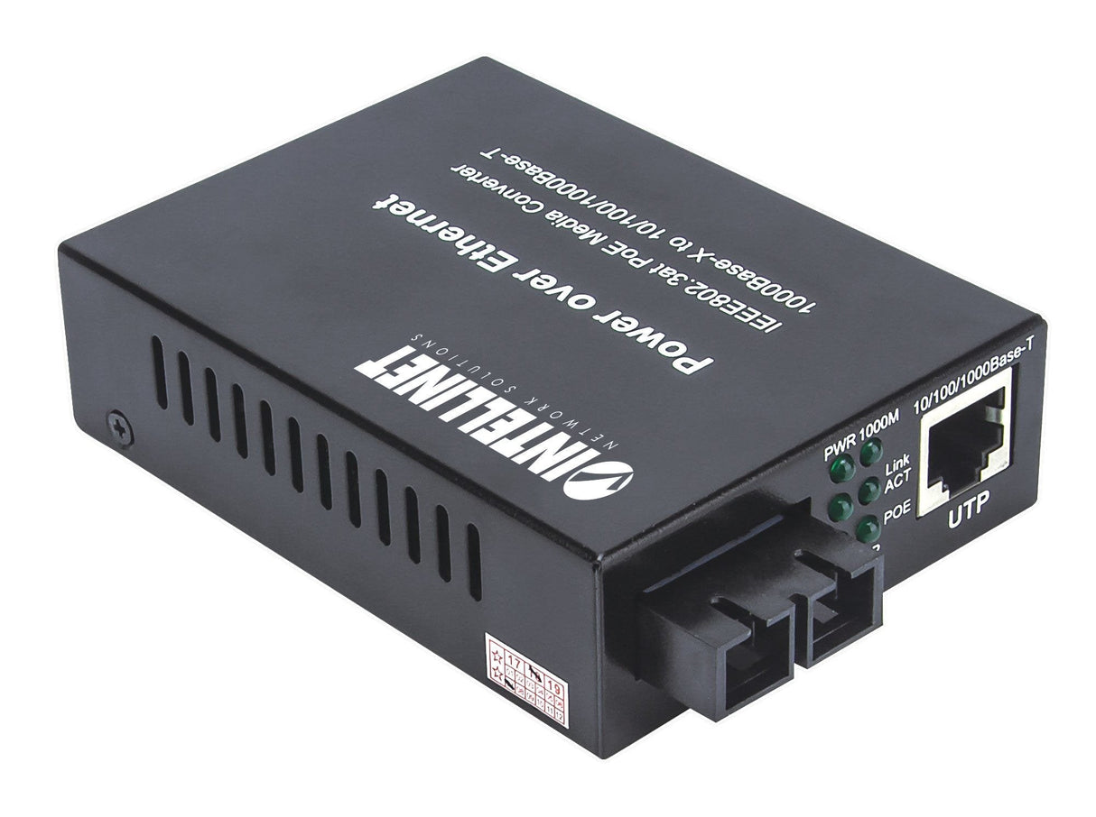 EAN 0766623508209 - Intellinet 508209 convertidor de medio 1000 Mbit/s 1310 nm Monomodo Negro imagen 4