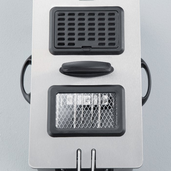 Severin Fr 2431 Freidora Baja En Grasa 3 L Sencillo Acero Inoxidable Independiente 2000 W