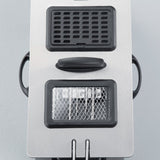 Severin Fr 2431 Freidora Baja En Grasa 3 L Sencillo Acero Inoxidable Independiente 2000 W