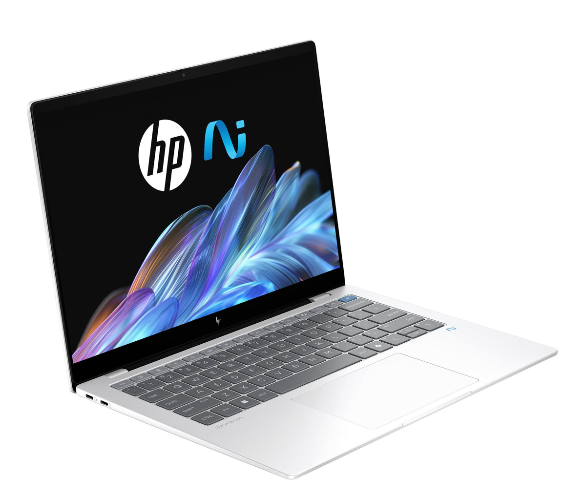 Portátil Hp Omnibook X 14-Fe0000ns Copilot+Pc, Snapdragon X Elite X1e-78-100, 16gb, 1tb Ssd, 14", W11 - Plata