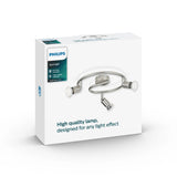 Plafon Circular 3 Elementos Mod. Limbali Gu10 Ø32x13cm Philips