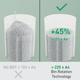 Leitz Iq Optimax Home Office 225 Triturador De Papel Microcorte 58 Db Gris, Blanco