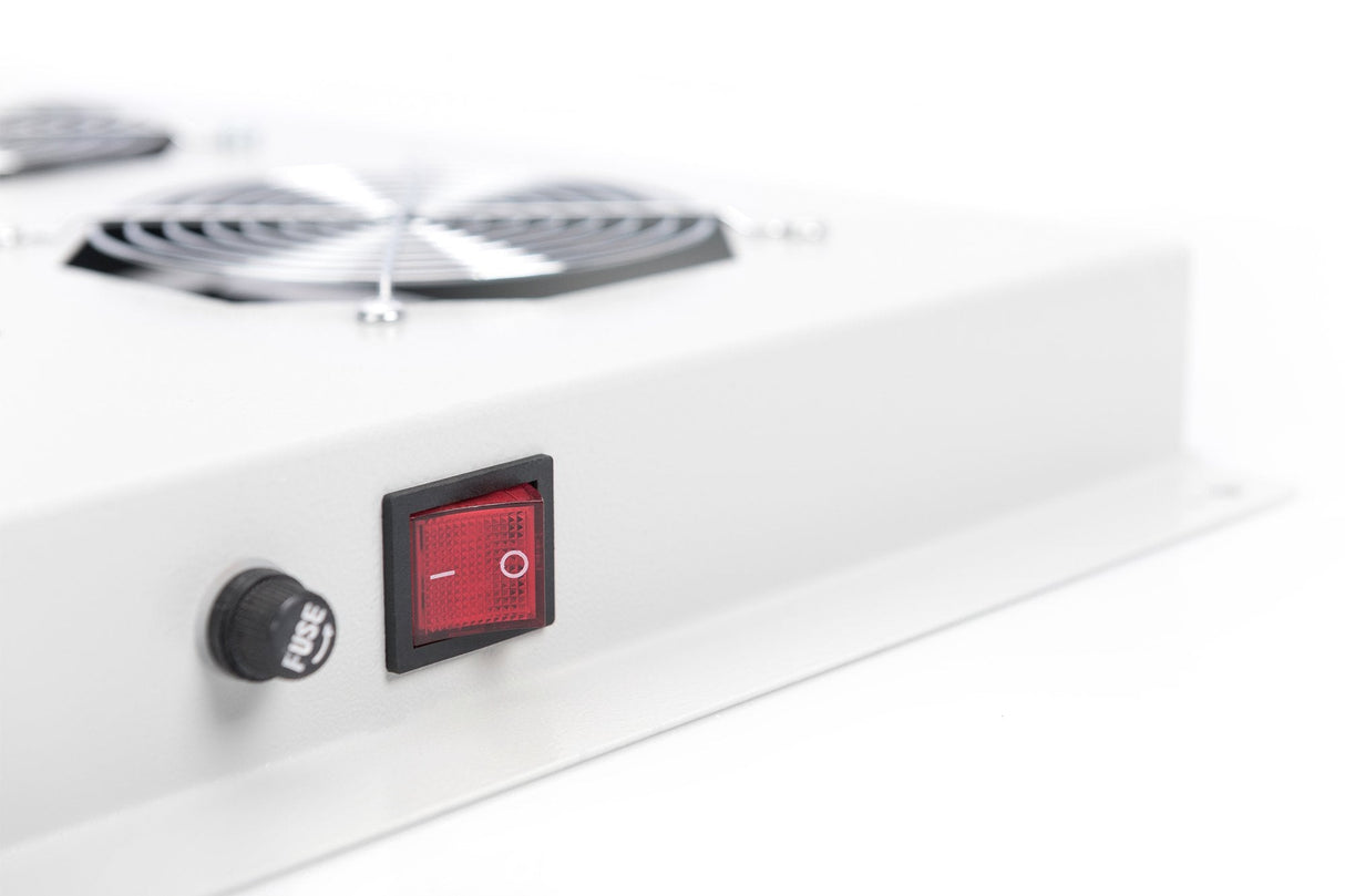 Accesorios Digitus Ventilador Rack 6 Uds Termostato Switch Gris