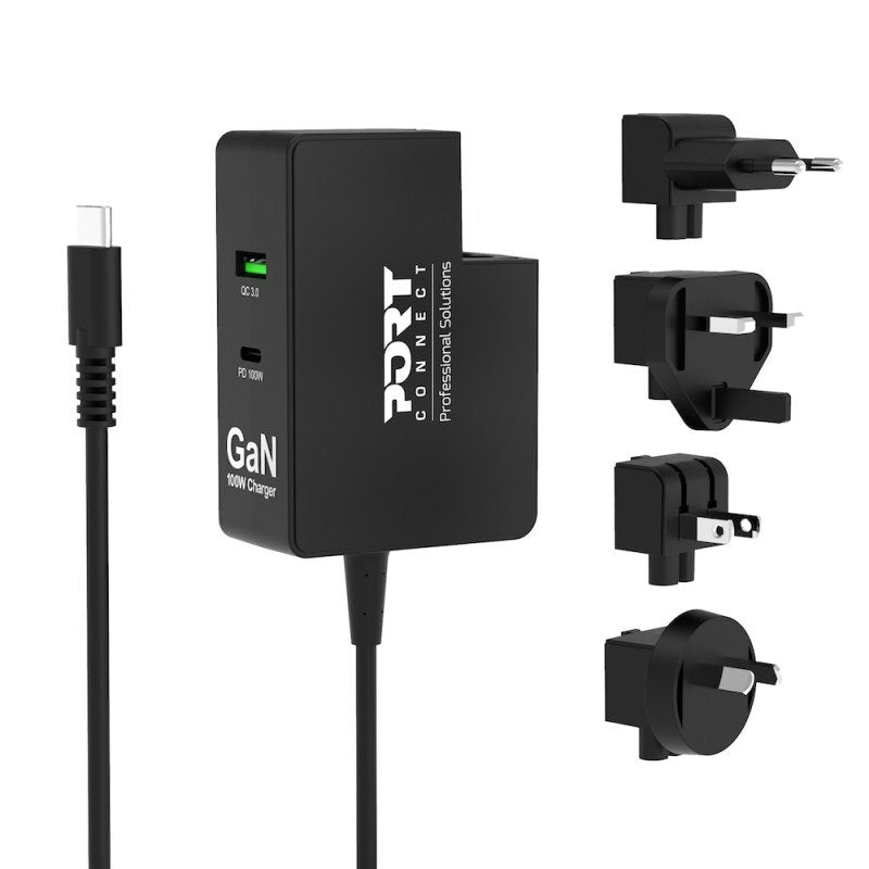 Wall Charger Type C Pd 100w Gan Univ Tra