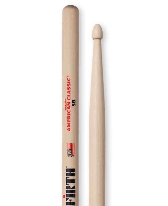 Vic Firth 5b American Classic Hickory - Baquetas De Madera Para Percusión