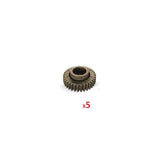 5xupper Roller Gear Ml1610 1710 Scx4216 Scx4016 Jc66-00564a Sace1203