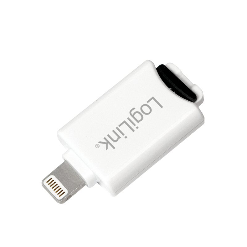 Lector Logilink Icard Para Tarjetas Microsd, Con Conector Lightning