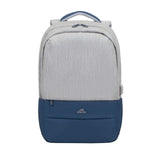 Mochila Riva Nb Prater 17.3" 7567 Gris/Azul Oscuro