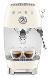 Smeg Espressomaschine Ecf03creu, Thermoblock, Cold Brew, Dampfdüse, 1.4l Tank