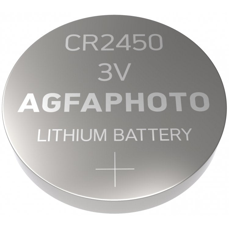 Agfaphoto Batería De Litio Cr2450, 3v Extreme, Retail Blister (5-Pack)