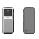 Powerbank 10000mah Leotec Lepow35w10s 35w Plata Y Gris Incluye Cable Usb Tipo-C Y Lightning