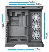 EAN 4711527004339 - darkFlash DC-DY570-B-ES1 carcasa de ordenador Full Tower Negro imagen 6