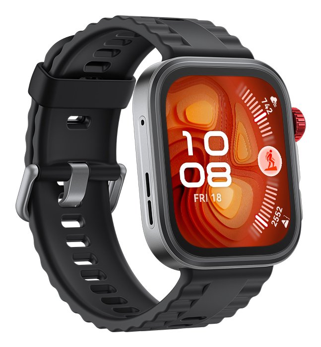 Huawei Watch Fit4 Pro, 3d Fluorelastomer Negro Strap, Titanium Body, Seiya-B29