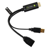 Techly Icoc Hdmi-Dp12a Adaptador Hdmi A Displayport Con Alimentación Usb 4k*30hz M/F