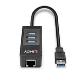 EAN 4002888431767 - Lindy 43176 hub de interfaz USB 3.2 Gen 1 (3.1 Gen 1) Type-A 5000 Mbit/s Negro imagen 4