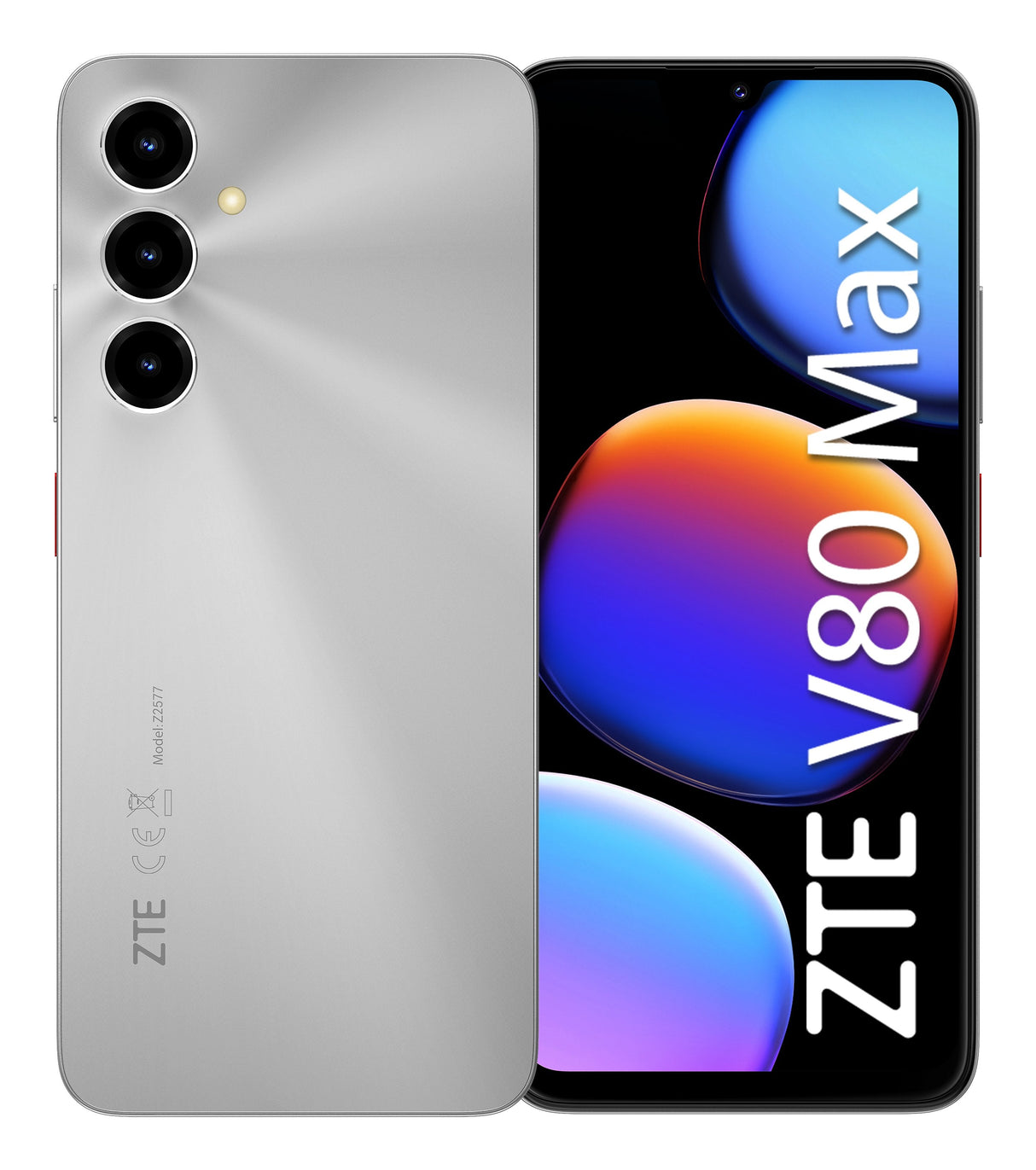 Zte Blade V80 Max 4+128gb 6.9" 4g Stellar Silver Ita