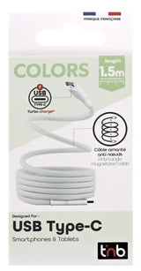 EAN 3303170118245 - T'nB TCPDMAGGR cable USB 1,5 m USB C 60 W Verde imagen 4