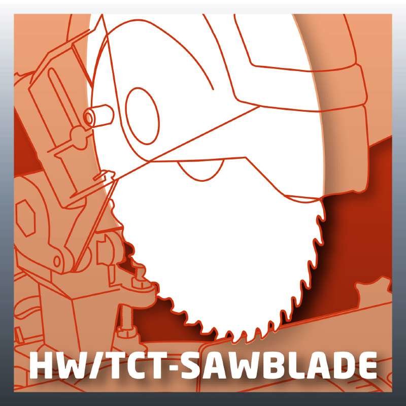 Sierra Ingletadora Einhell Tc-Ms 2112 (Rojo/Negro, 1.400 Vatios)