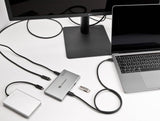 Delock Hub Thunderbolt 4 De 3 Puertos Con Puerto Superspeed Usb 10 Gbps Tipo-A - 8k