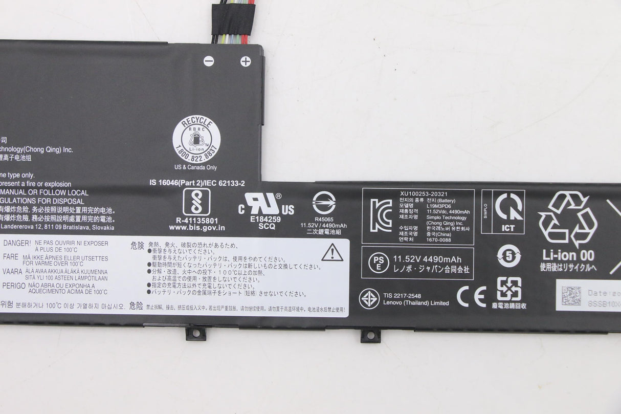 EAN 5704174560562 - Lenovo 5B10X49072 refacción para laptop Batería imagen 4