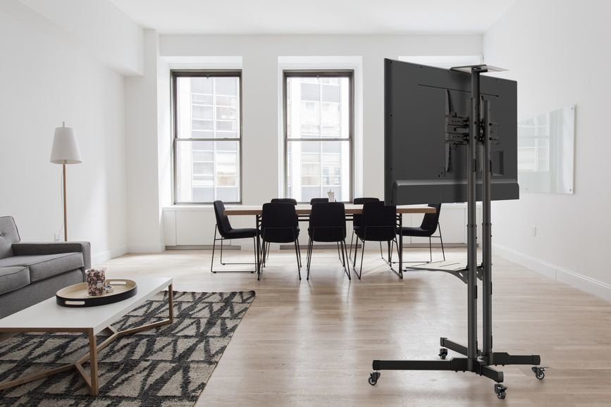 Equip Soporte Pantalla De Suelo Con Ruedas Equip Para Pantalla De 37 - 70 Fijo Max. Vesa 600x400 Hasta 50kg