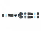 Delock 86808 Conector De Cable Rj45 Hembra A 2 X Rj45 Hembra Cat.6a Impermeable