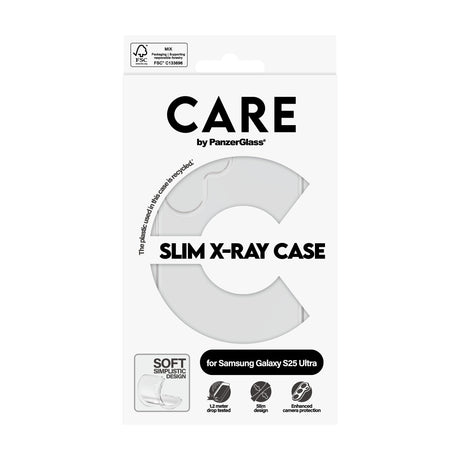 EAN 5715685016462 - PanzerGlass CARE™ by ® X-Ray Case Samsung Galaxy S25 Ultra funda para teléfono móvil Transparente imagen 3