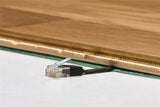 Latiguillo Cat 6a, U-Utp,  1.00 M, Verde, Plano Cu-Pvc